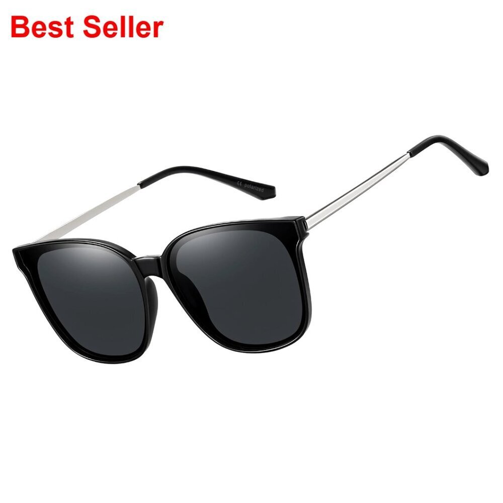 Polarized Oversized Cat Eye Sunglasses UV Protection Lightweight Women's Shades